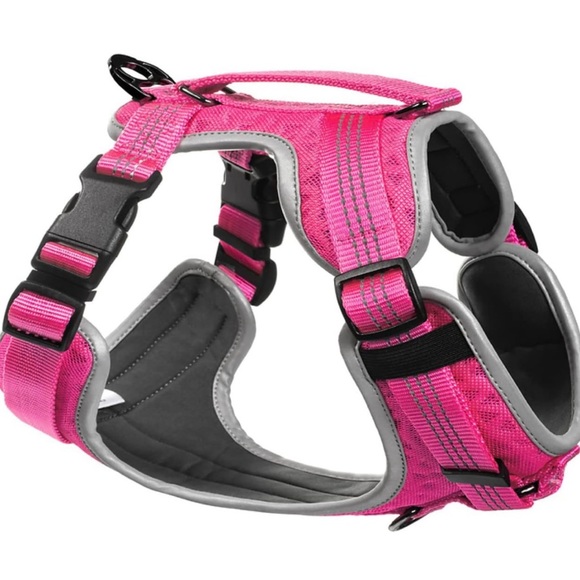 Arnés para perros grandes, color rosa Size L - Picture 3 of 5